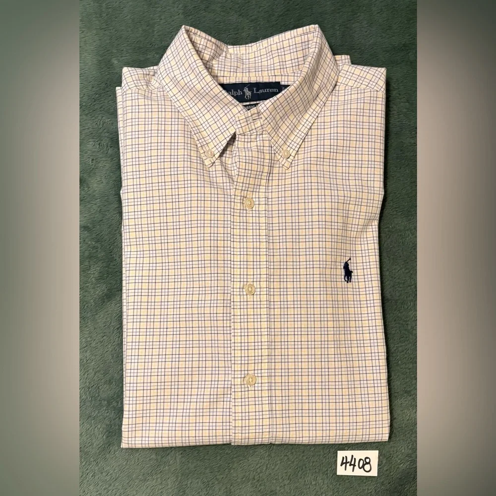 Polo Ralph Lauren L/S,Cotton, Button Down Shirt, Size: 16 <33/34> (4408) - Picture 9 of 9